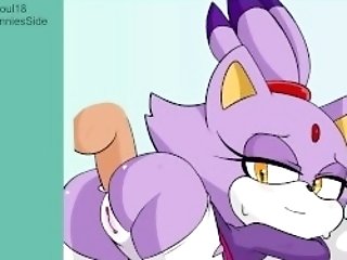 Blaze Anal Invasion [sonic Pornography]